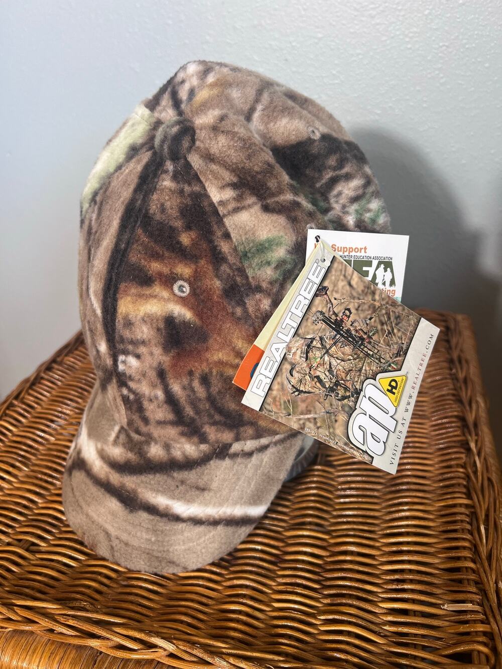 Camo Fleece Hat Ear Flaps Trapper Hunter Cap Due North Realtree Fishing Hiking